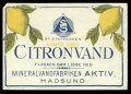 Citronvand - Brystetiket