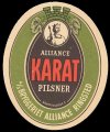 Karat pilsner brystetiket