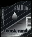 Dansk Vand - 0,25 l - Brystetiket