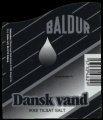 Dansk Vand - 0,25 l - Brystetiket