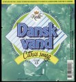 Dansk Vand Citrus Smag - 1,5 l - Brystetiket