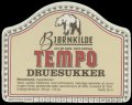 Tempo Druesukker - Brystetiket