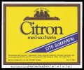 Citron Sukkerfri - Brystetiket