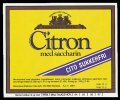 Citron Sukkerfri - Brystetiket