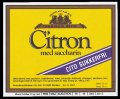 Citron Sukkerfri - Brystetiket