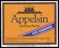 Appelsin Sukkerfri - Brystetiket