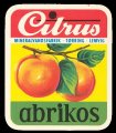 Abrikos - Brystetiket