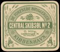 Central skibsl no. 2 - Aftapperetiket O. Hilling Landskrona 24