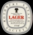 Rothbury Estate Society - Lager - Frontlabel