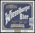 Wieselburger Bier Gold - Frontlabel