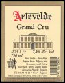 Artevelde Grand Cru - Backlabel