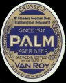 Palm Lager Beer - Front label - Export USA