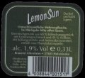 Lemon Sun - Backlabel