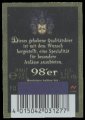 98er Pilsener - Backlabel