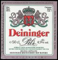 Deininger Pils - Frontlabel