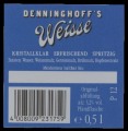 Weisse - Kristallklar - Backlabel