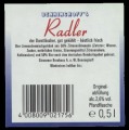 Radler - Backlabel