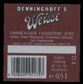 Weisse - Dunkel - Backlabel