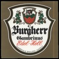 Burgherr Gambrinus Edel-Hell - Frontlabel