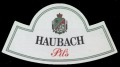 Haubach Pils - Necklabel