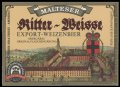 Malteser Ritter - Weisse Export Weizenbier - Frontlabel