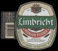 Limbricht Premium Pilsener - With hanger on left side with barcode