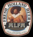 Alfa Fresh Holland Beer - Oval Label