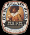 Alfa Fresh Holland Beer - Oval Label