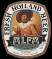 Alfa Fresh Holland Beer - Oval Label