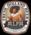 Alfa Fresh Holland Beer - Oval Label