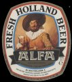 Alfa Fresh Holland Beer - Oval Label