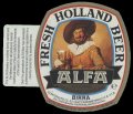 Alfa Fresh Holland Beer - With hanger on left side without barcode