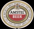 Amstel Bier - Oval Label - Registered Trademark printed in bottom of label