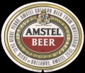 Amstel Bier - Oval Label - Registered Trademark printed in bottom of label