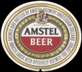 Amstel Bier - Oval Label - Registered Trademark printed in bottom of label