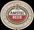 Amstel Bier - Oval Label - Registered Trademark printed in bottom of label