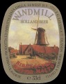 Windmill Holland beer - Oval Label