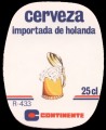 Continente Cerveza - Oval Label