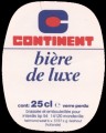 Continent Biere de Luxe - Oval Label