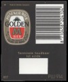 Golden M - Backlabel with barcode