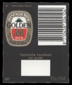 Golden M - Backlabel with barcode