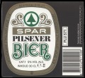 Spar Pilsener Bier - Backlabel with barcode