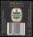 Bavaria Pilsener Beer - Backlabel with barcode