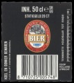 Coop Bier - Backlabel with barcode