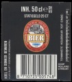 Coop Bier - Backlabel with barcode