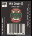 Poorter Bier - Backlabel with barcode