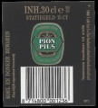 Pion Pils - Backlabel with barcode