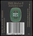 Pion Pils - Backlabel with barcode