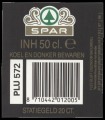 Spar - Backlabel with barcode