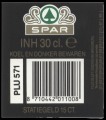 Spar - Backlabel with barcode